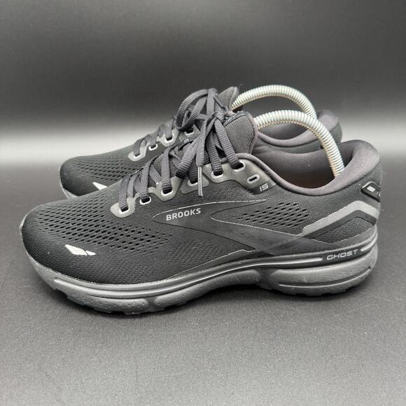 Brooks Ghost 15 GTX Women's 10 D Shoes Black Running Gym Work Shoes Gore Tex - Picture 4 of 10